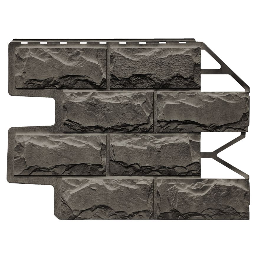 Фасадная панель FineBer Блок, Темно-серый купить в Барнауле