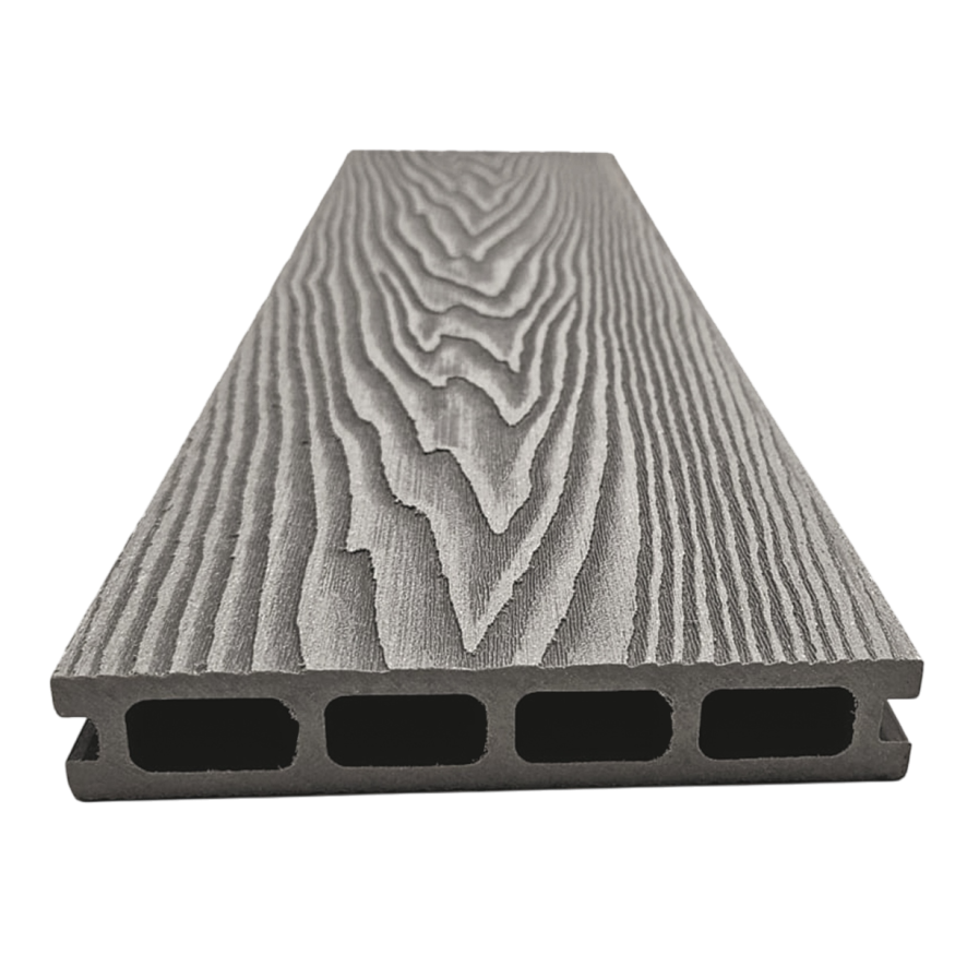 Террасная доска ДПК NanoWood 3D Double Серый купить в Барнауле