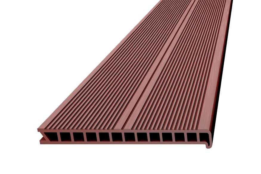 Ступень ДПК Deckron Woodlike (пустотелая) Коричневый купить в Барнауле