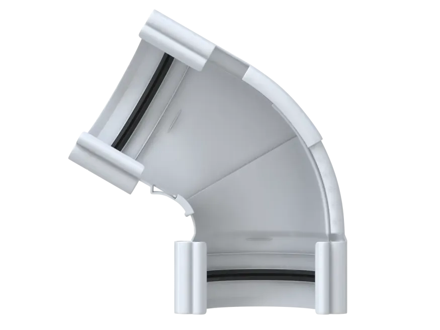 Угол желоба 120-145°, Альта-профиль, Элит Белый купить в Барнауле