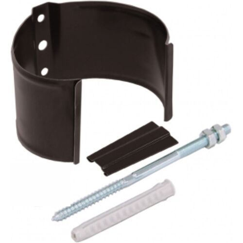 Металлический хомут для трубы на камень, Grand Line, цвет Шоколад купить в Барнауле