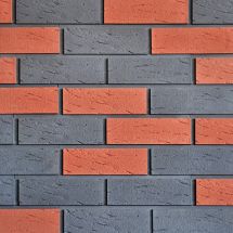 Фасадная плитка Кирисс Фасад, Гладкий кирпич с фаской и расшивкой шва №4