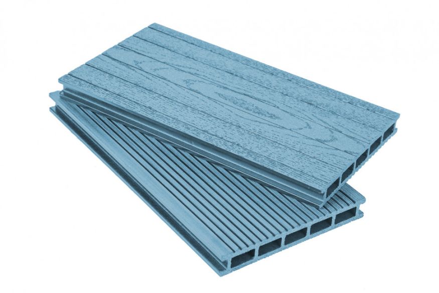 Террасная доска ДПК АЙ-ТЕХПЛАС 160x22, цвет синий купить в Барнауле