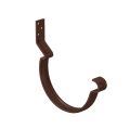 Крюк короткий усиленный модернизированный с комплектом крепления Aquasystem, RAL 8017 Тёмно Коричневый 125/90 купить в Барнауле
