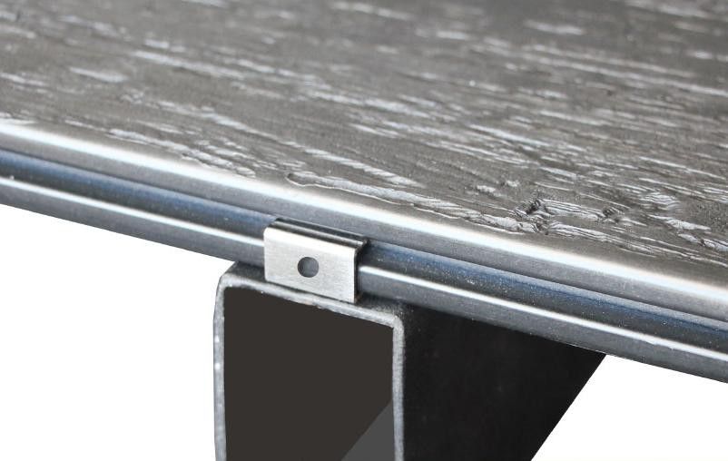 Кляймер стартовый KRONEX № 7 для металлического каркаса и ДПК лаг (упаковка 10 шт) купить в Барнауле