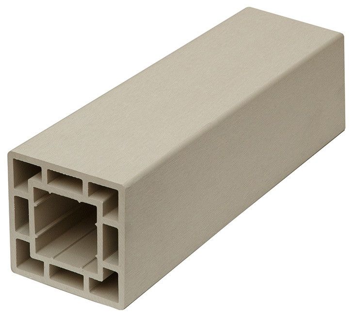 Столб для ограждения CM Decking 120x120 Белое дерево купить в Барнауле