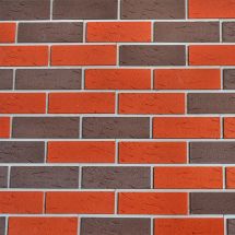 Фасадная плитка Кирисс, Гладкий кирпич с фаской и расшивкой шва №7
