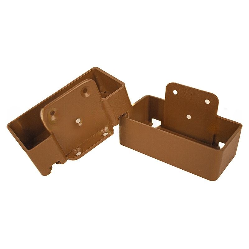 Крепление перил прямое алюминиевое GardenParkett, Орех купить в Барнауле