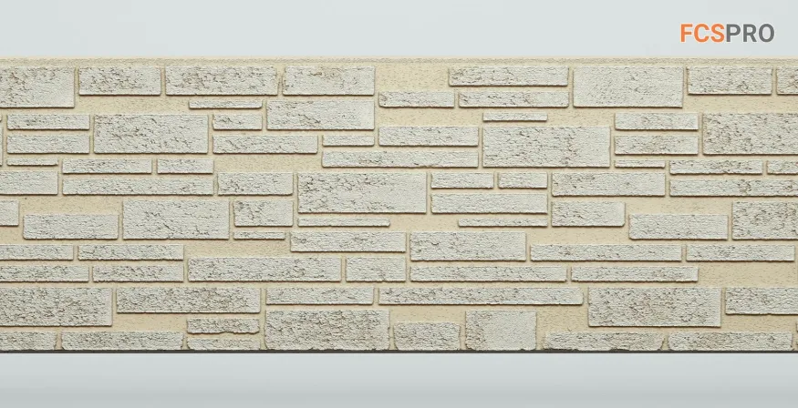 Фиброцементные панели FCS Simple АА1 (под камень) купить в Барнауле