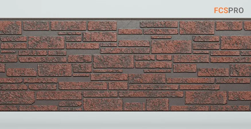 Фиброцементные панели FCS Simple АА1 (под камень) купить в Барнауле