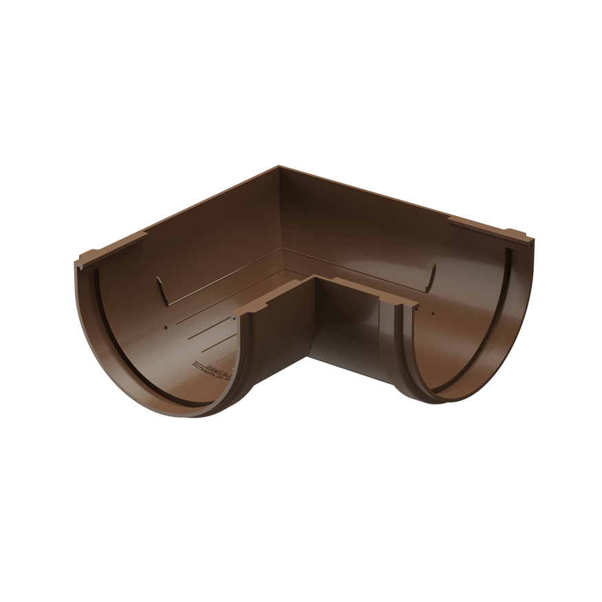 Угол желоба 90° универсальный, Docke Standard, Цвет: светло-коричневый. купить в Барнауле