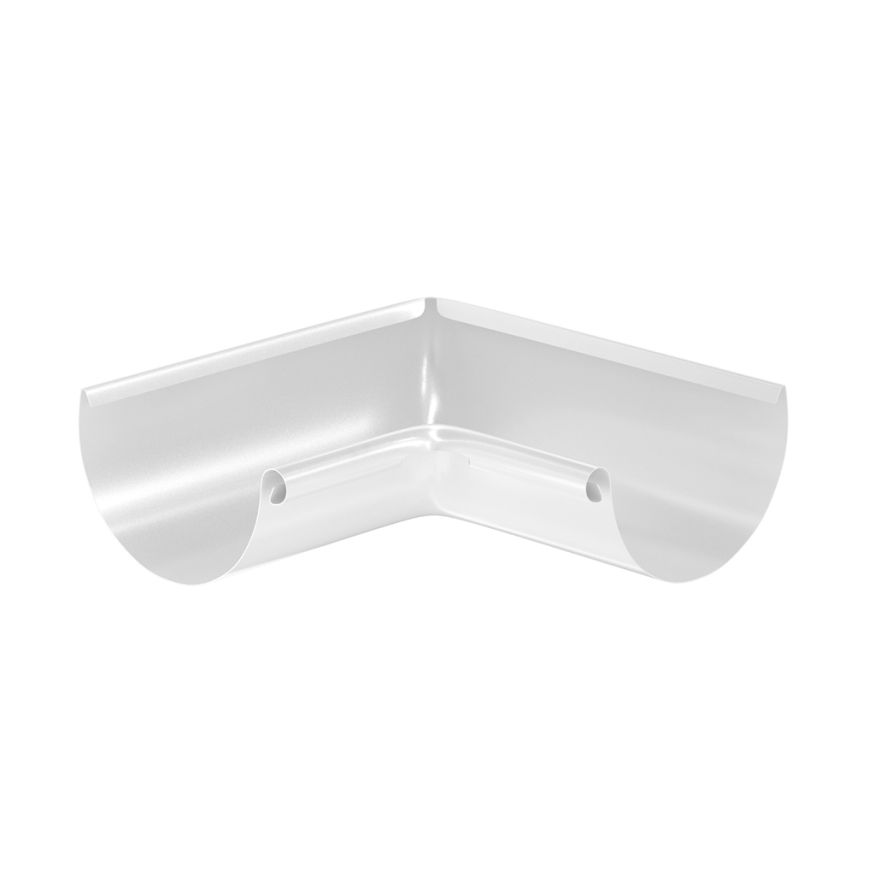 Угол желоба внутренний Aquasystem, PU MATT, RAL 9003 Белый 125/90 купить в Барнауле