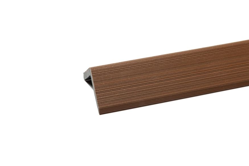 Уголок торцевой Ecodecking Скай коэкструзия Тик купить в Барнауле