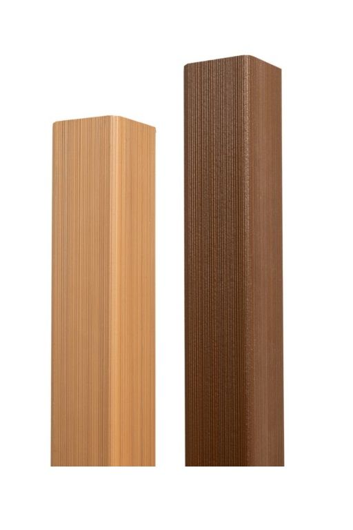 Уголок торцевой Ecodecking Скай коэкструзия Тик купить в Барнауле