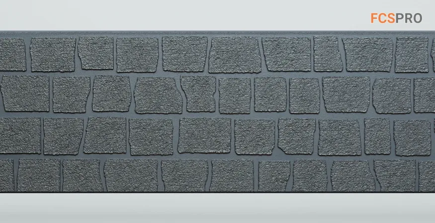 Фиброцементные панели FCS Simple АА2 (под камень) купить в Барнауле