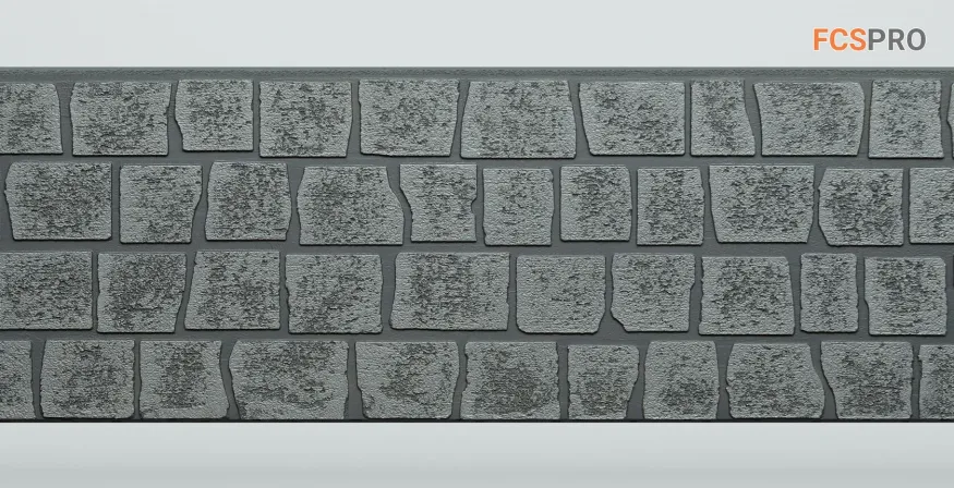 Фиброцементные панели FCS Simple АА2 (под камень) купить в Барнауле