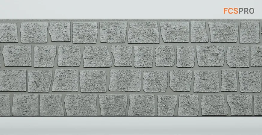 Фиброцементные панели FCS Simple АА2 (под камень) купить в Барнауле