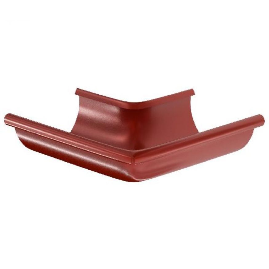 Угол желоба внешний 90°, Aquasystem, RR29 Бургундский 125/90 купить в Барнауле