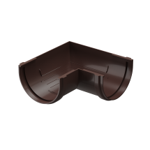 Угол желоба универсальный 90°, Docke Standard, Цвет: тёмно-коричневый