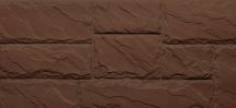 Фасадные панели Fineber, Крупный камень, Коричневый цвет