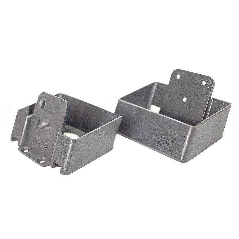 Крепление для перил наклонное алюминиевое GardenParkett, Серый купить в Барнауле