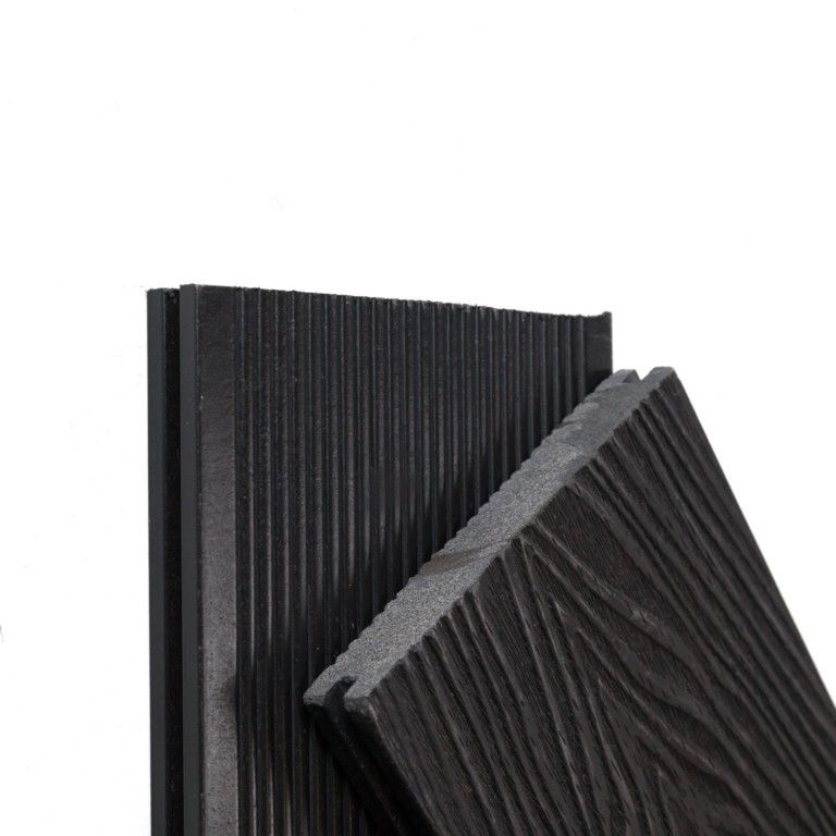 Террасная доска Ecodecking Экстра 3D Графит купить в Барнауле