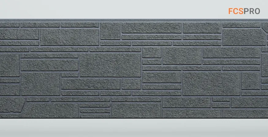 Фиброцементные панели FCS Simple АА3 (под камень) купить в Барнауле