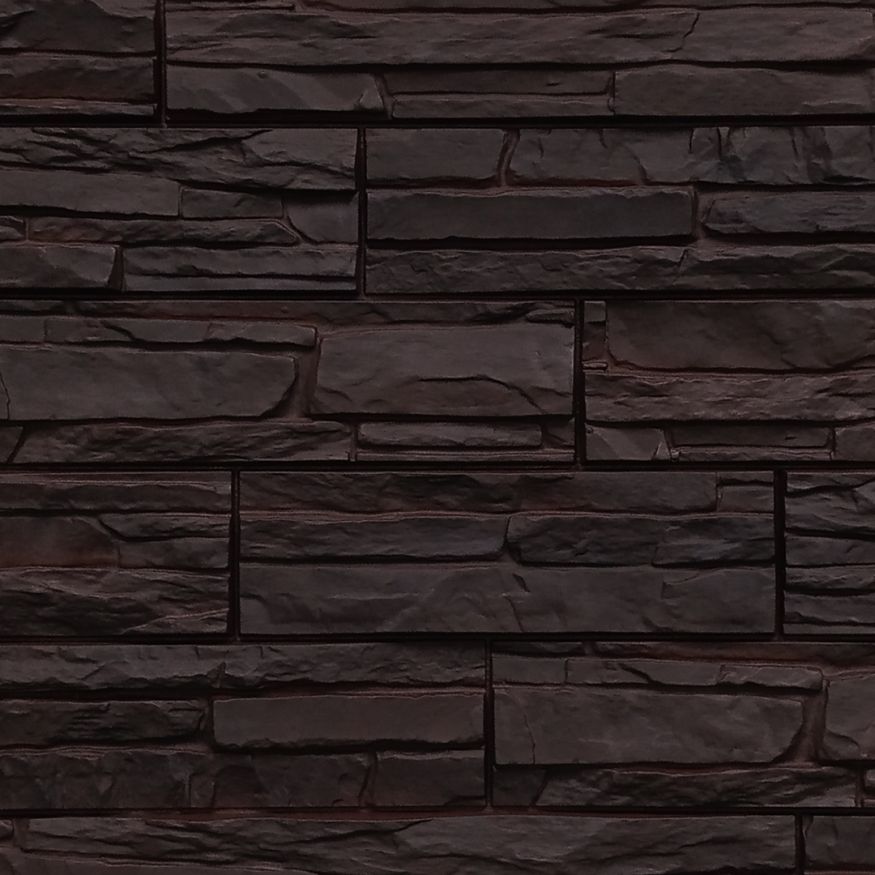 Фасадная панель FineBer Скол, Тёмно-коричневый купить в Барнауле