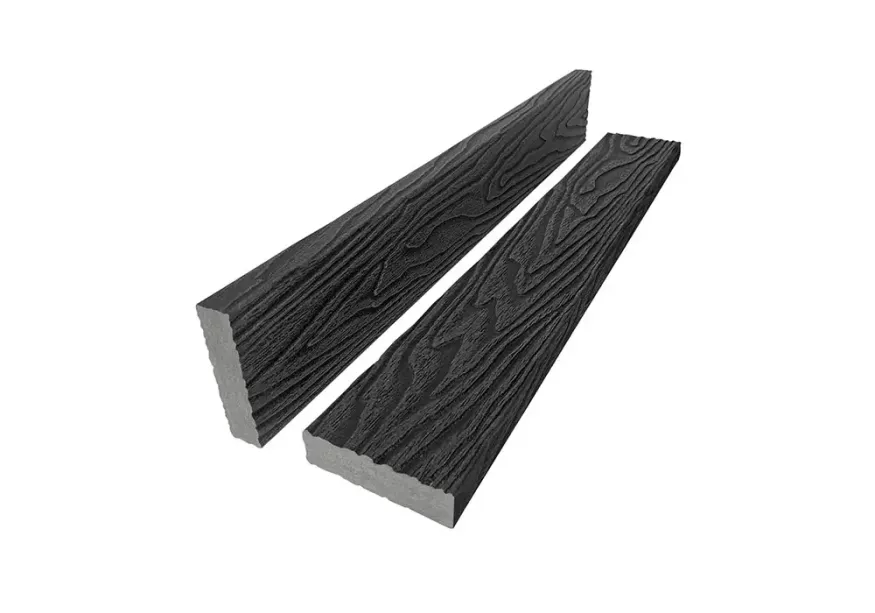 Брус лавочный 3D-тиснение 20×80 — Графит купить в Барнауле