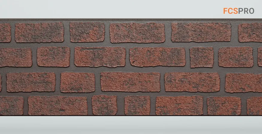 Фиброцементные панели FCS Simple АА4 (под кирпич) купить в Барнауле