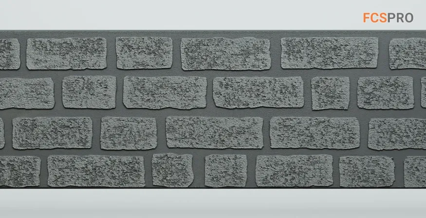 Фиброцементные панели FCS Simple АА4 (под кирпич) купить в Барнауле