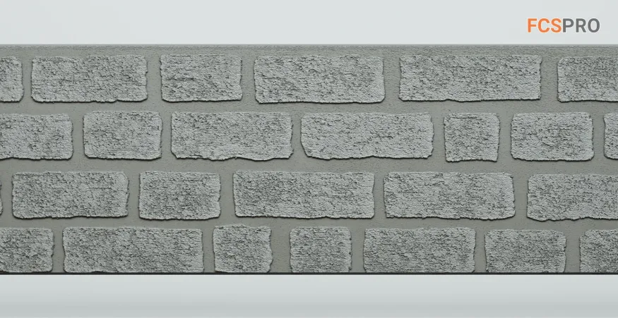 Фиброцементные панели FCS Simple АА4 (под кирпич) купить в Барнауле