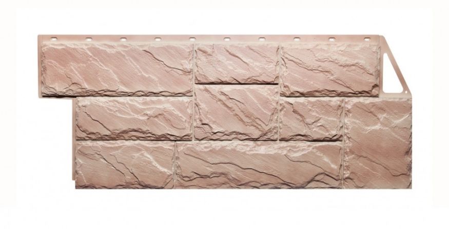 Фасадные панели Fineber, Крупноформатный камень, Цвет терракота. купить в Барнауле