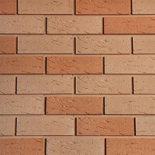 Фасадная плитка Кирисс Фасад, Гладкий кирпич с фаской и расшивкой шва №11 купить в Барнауле