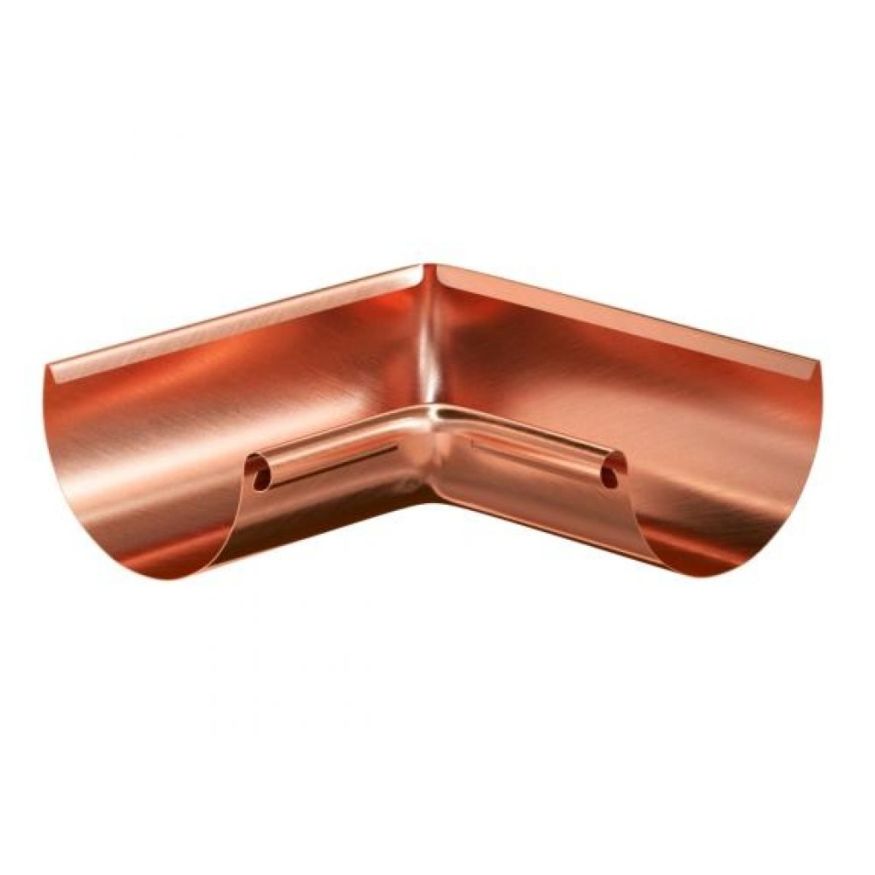 Внутренний угол желоба 90°, Aquasystem, Медь 150/100 купить в Барнауле
