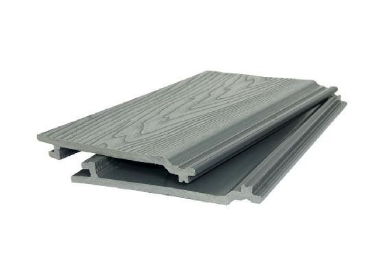 Сайдинг 3D GardenParkett с древесной текстурой в сером цвете купить в Барнауле