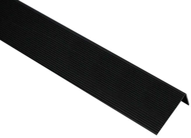 Угол алюминиевый KRONEX 51,5x30x3000 мм, черный, завершающий. купить в Барнауле