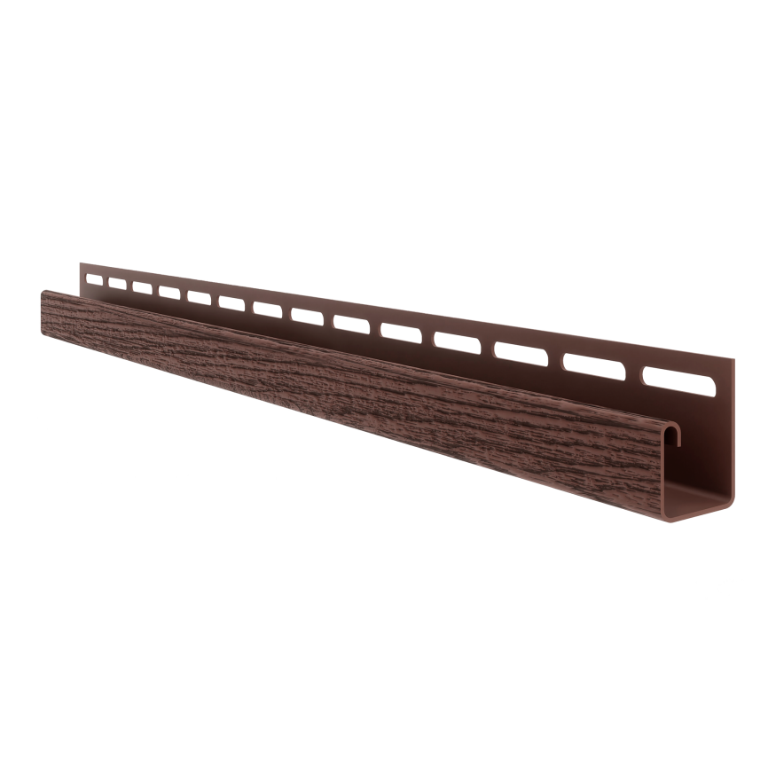 Планка J-профиль Технониколь Фактур, Орех купить в Барнауле