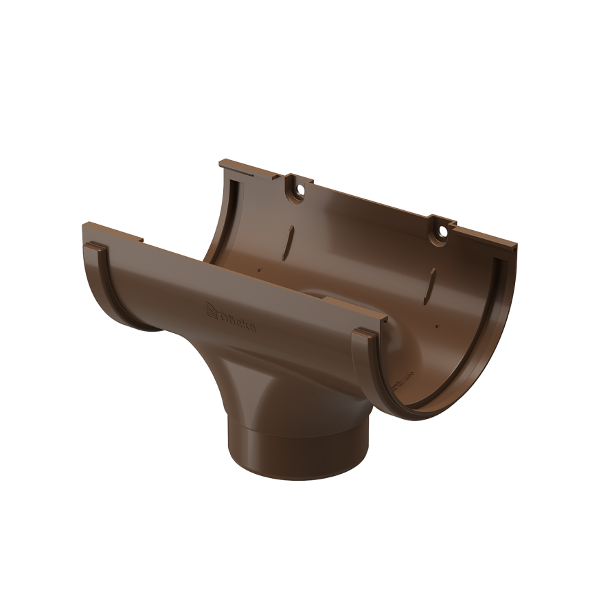 Водосточная воронка Docke Standard, цвет светло-коричневый купить в Барнауле
