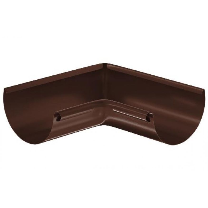 Внутренний угол желоба 90° Aquasystem, коричневый RAL 8017, 125/90 купить в Барнауле