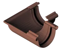 Угол желоба 90°, Альта-Профиль, Элит Коричневый