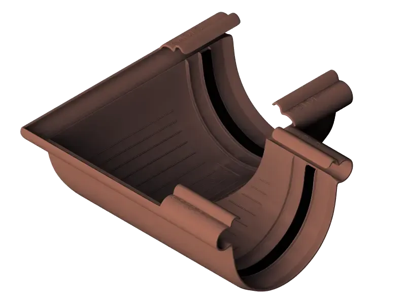 Угол желоба 90°, Альта-Профиль, Элит Коричневый купить в Барнауле