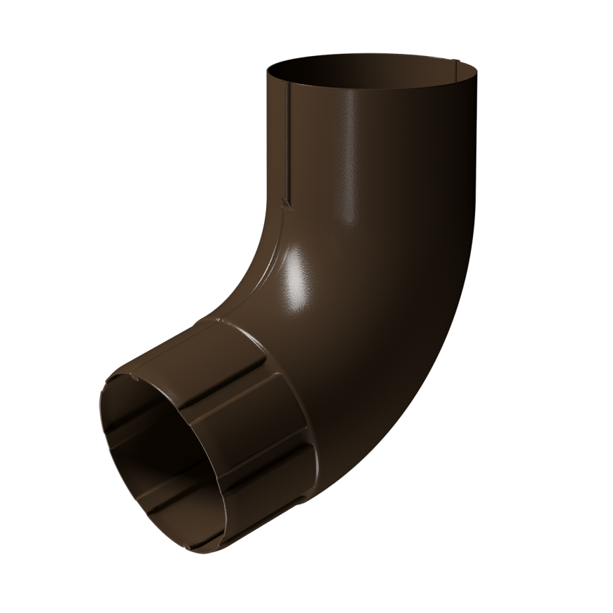 Колено 72˚ для водостока Docke Stal Premium, цвет Каштан. купить в Барнауле