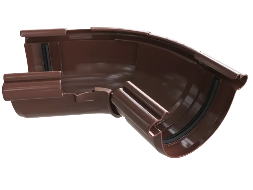 Угол желоба 120-145°, Альта-профиль, Элит Коричневый купить в Барнауле
