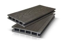 Террасная доска GardenParkett 3D с мелким вельветом в цвете Венге.