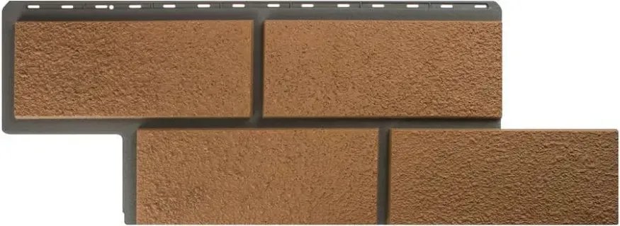 Фасадная панель Альта-Профиль Неаполитанский камень Персиковый купить в Барнауле