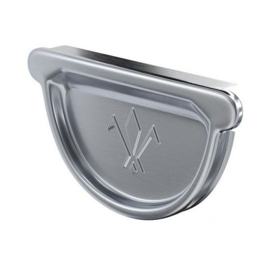 Универсальная заглушка с резиновым уплотнителем Aquasystem, оцинкованная, 125/90. купить в Барнауле