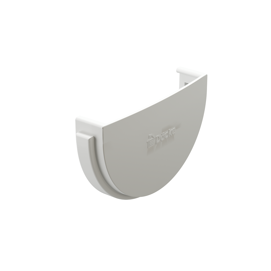Заглушка для желоба Docke Standard, белого цвета. купить в Барнауле