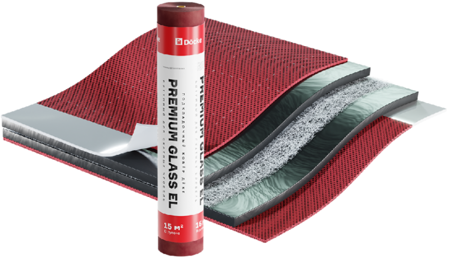 Подкладочный ковер Docke Premium Glass EL, 15 м купить в Барнауле
