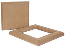 Комплект крышки и юбки ДПК для столба Polivan SINGARAJA, цвет песочный.